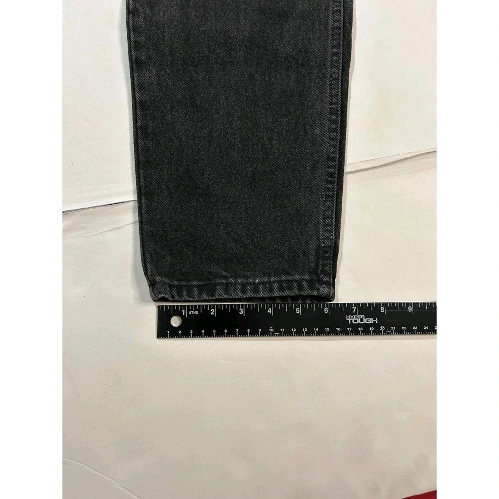Vintage Levis 551 30x29 Jeans‎ Womens 12 Black Relaxed Fit Tapered Leg  Denim